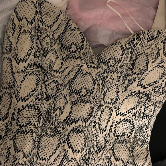 zara snake skin mini dress - Picture 6 of 7